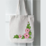 Fashionable Fabric Tote Bag With Zipper image