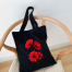 Fashionable Fabric Tote Bag With Zipper image