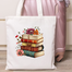 Fashionable Fabric Tote Bag With Zipper image