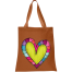 Fashionable Fabric Tote Bag With Zipper And Inner Pocket image