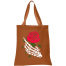 Fashionable Fabric Tote Bag With Zipper image