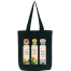 Fashionable Fabric Tote Bag With Zipper image