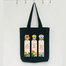 Fashionable Fabric Tote Bag With Zipper image