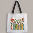 Fashionable Fabric Tote Bag With Zipper - BWTG -117 image