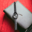 Fashionable Ladies Quartz Diamond Wristwatch - Black image