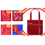 Fashionable Small Size Red Tote Bag for Girls image