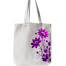 Fashionable White Fabric Tote Bag With Zipper image