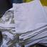 Fashionable White Fabric Tote Bag With Zipper image