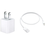 Fast Charger with Cable for Iphone 5, 6, 7 (White) image