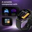 Fastrack Revoltt XR1 Black Bluetooth Calling Smart Watch image