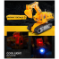 Fengyuan 28172 2.4G One Key Deformation RC Engineering Robot Car - Yellow image