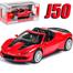 Ferrari 32473 J50 Diecast Alloy Car 1:32 Supercar Vehicles Metal Car Model Car Sound Light Toys For Gift image