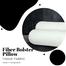 Fiber Bolster Pillow Tissue Fabric White 27x32 Inch image