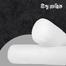 Fiber Bolster Pillow Tissue Fabric White 22x24 Inch image