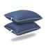 Fiber Head Pillow Cotton Fabric Navy Blue Buy 1 Get 1 Free image