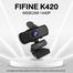 Fifine K420 Webcam 1440P, 2K Web Camera With Privacy Cover and Tripod image