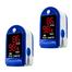 Finger Pulse Oximeter Blood Oxygen Saturation SpO2 Heart Rate O2 Monitor CE - LED - Blue (2 Pack) image