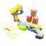Fires Foam Shooter Plastic Soft Bullet Blaster Space Toy Gun With Suction Target Drum and Bullet (nub_gun_double_space) image