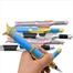 Fish Shape Cute Fancy Design Gel Ink Pens Fine Point Pen For School Kids, Office Birthday Party Return Gift 1 Pcs image
