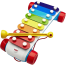 Fisher-Price Classic Xylophone, Toddler Pull Toy, Pretend Musical Instrument for Kids Ages 18 Months and Older image