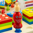 Fishing Game Geometry and Color Learning Five Sets of Columns Wooden Toys for Children Building Toy Baby Education Puzzle Board image