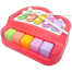 Five Keys 2 in 1 Striking Xylophone Piano Toy With Xylo stick (xylophone_he8011_5key_ran) image