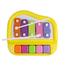 Five Keys 2 in 1 Striking Xylophone Piano Toy With Xylo stick (xylophone_he8011_5key_ran) image