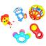 Five Pcs MIMI BELL ERES For New Born Baby Rattle And Teether image