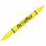 Flexoffice Pen Style Twin Highlighter - Yellow image