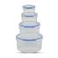 Fresco Flora Cont 4 Pcs Set (80, 180, 400, 800 ML)- Trans image