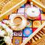 Floral Tray Plus Tea Box, Combo Set. image