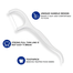 Floss Pick Dental Toothpick Interdental Cleaner Box 50 Pcs image
