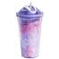 Flower Printed Ice Cup Water Bottle With Straw image