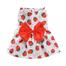 Flower Printed Pet Cats Dogs Dress Summer image