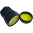 Fog Light Cover For Motorcycle And Car Yellow Color 1Pcs image