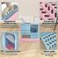 Foldable Cat Litter Box with Scoop, Enclosed Drawer Kitty Potty image