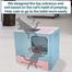 Foldable Cat Litter Box with Scoop, Enclosed Drawer Kitty Potty image