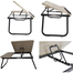 Foldable Double Head Laptop Table Adjustable Laptop Table with Tilting Top (Multicolor) image
