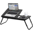 Foldable Double Head Laptop Table Adjustable Laptop Table with Tilting Top (Multicolor) image