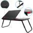 Foldable Double Head Laptop Table Adjustable Laptop Table with Tilting Top (Multicolor) image