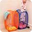 Foldable Mesh Laundry Basket - A Space-Saving Pop-Up Hamper for Dirty Clothes, Toys and More (Multicolor) image