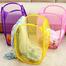 Foldable Mesh Laundry Basket - A Space-Saving Pop-Up Hamper for Dirty Clothes, Toys and More (Multicolor) image