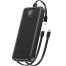 Foneng PX106 10000mah 22.5w Fast Charging Portable Power Bank with Built-In 3 Cables- Black image