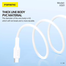 Foneng USB Cable Type- C 3A(XS01)-White image