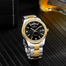 Forsining S1232-2 High-end Business Style Men's Automatic Mechanical Watch Black Diamond Dial Stainless Steel Watch New Product image