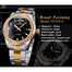 Forsining S1232-2 High-end Business Style Men's Automatic Mechanical Watch Black Diamond Dial Stainless Steel Watch New Product image