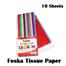 Foska Kids Soft Solored DIY Design Handmade Tissue Paper image
