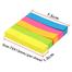 Foska Sticky Notes - 500 Sheets (Multi Color Cutting) image