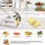 French Fries Cutter Machine, Commercial Stainless Steel 2-Blade French Fry Potato Vegetable Cutter Slicer Potato Chipper Fries Slicer, Multi-Function Home Potato Chopper for Vegetable, Fruit image