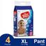 Fresh Happy Nappy Pant System Baby Diaper (XL Size) (12-17Kg) (4Pcs) image